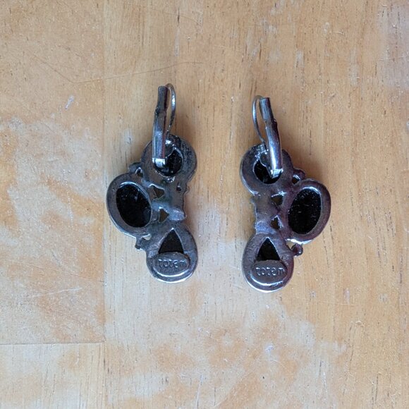 BN Black Crystal Statement Earrings - Picture 5 of 6